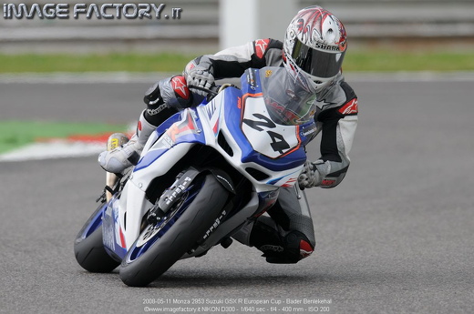 2008-05-11 Monza 2953 Suzuki GSX R European Cup - Bader Benlekehal